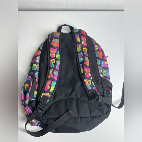 Double Dutch Club Backpack Owls Black Pink OS - Picture 3 of 9